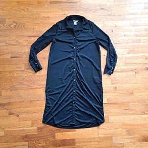 H&M Black Button-down Dress Sz Small